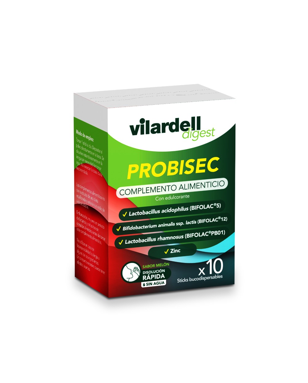 Vilardell Digest Probisec 10 Sticks Bucodispersables