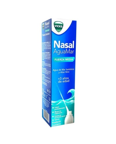 Vicks Nasal AguaMar Fuerza Media 120ml