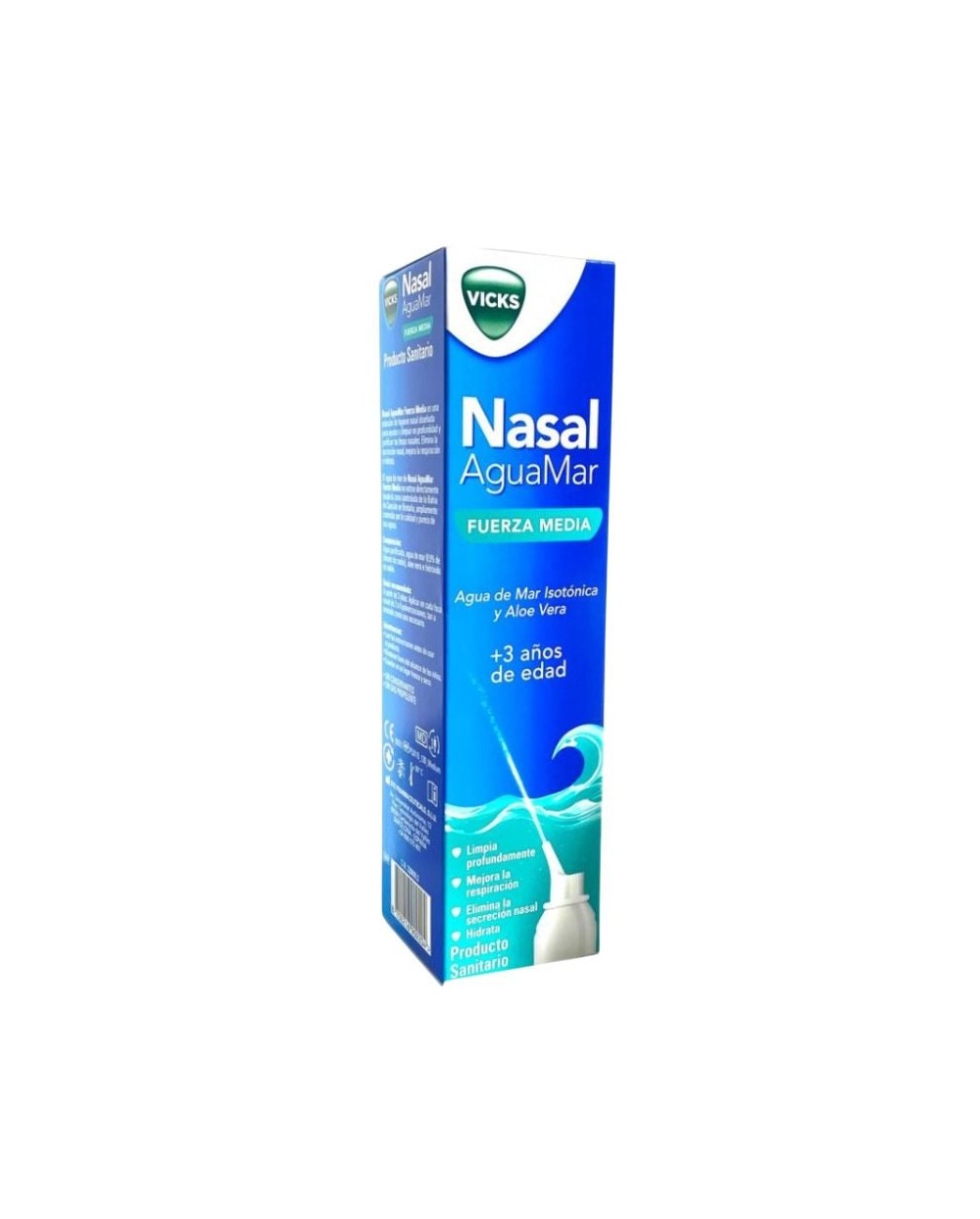 Vicks Nasal AguaMar Fuerza Media 120ml