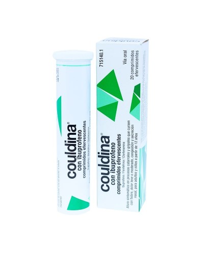 COULDINA CON IBUPROFENO 400-2-75 MG 20 COMPRIMIDOS EFERVESCENTES