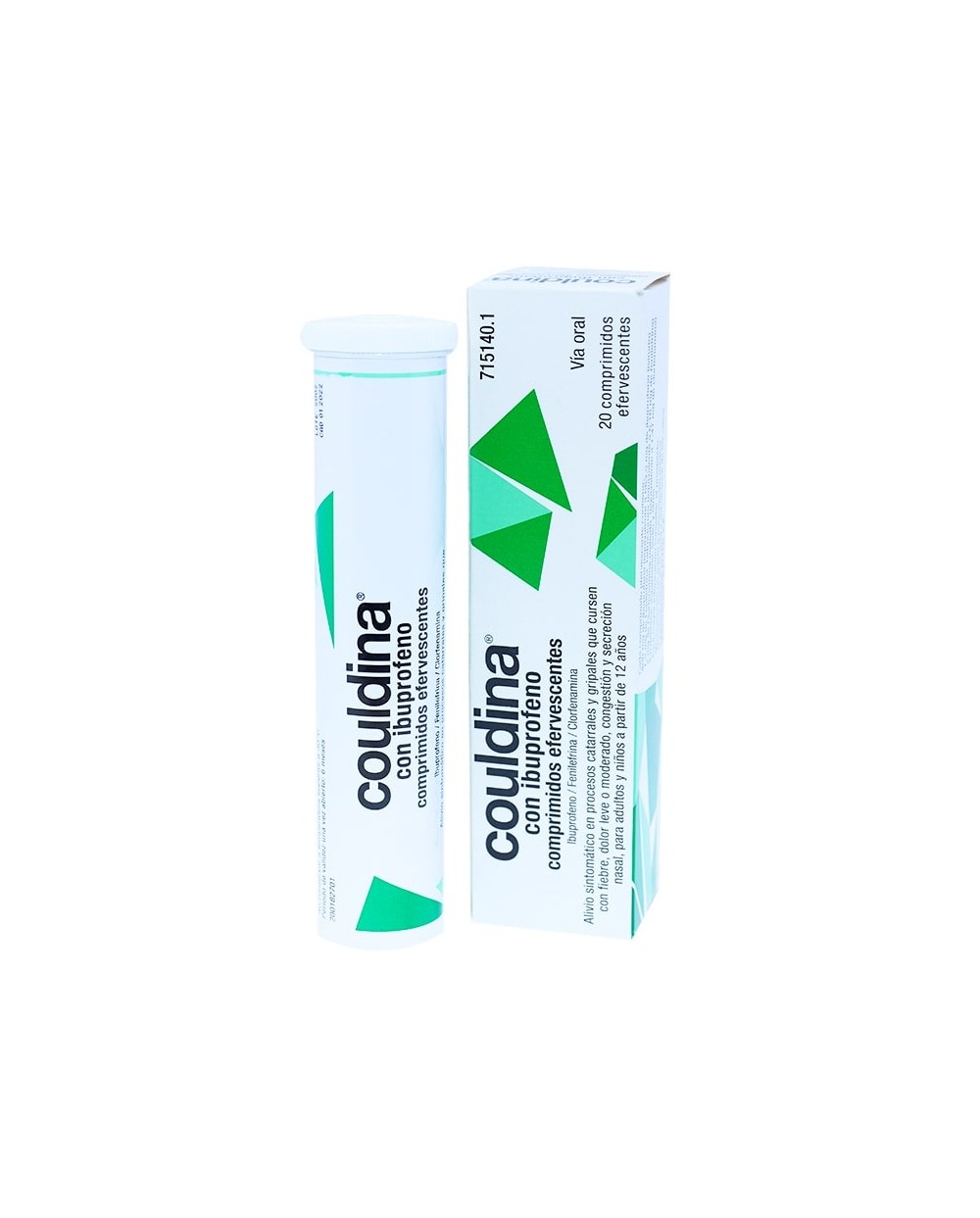 COULDINA CON IBUPROFENO 400-2-75 MG 20 COMPRIMIDOS EFERVESCENTES