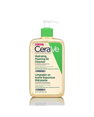 CeraVe Aceite Espumoso Limpiador Hidratante 473ml