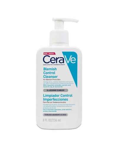 Limpiador control imperfecciones cerave 1 envase 236 ml