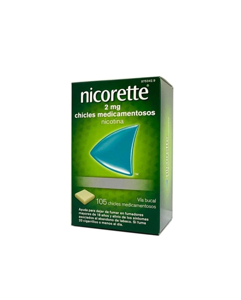 Nicorette Classic 2 mg 105 Chicles