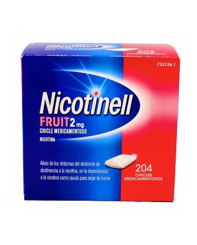Nicotinell fruit 2 mg 204 chicles medicamentosos