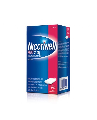 Nicotinell fruit 2 mg 96 chicles medicamentosos