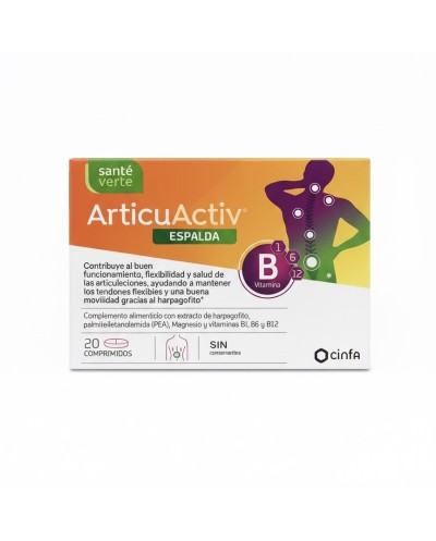 ARTICUACTIV DOLOR DE ESPALDA REDUCE LA INFLAMACIÓN 20 COMPRIMIDOS