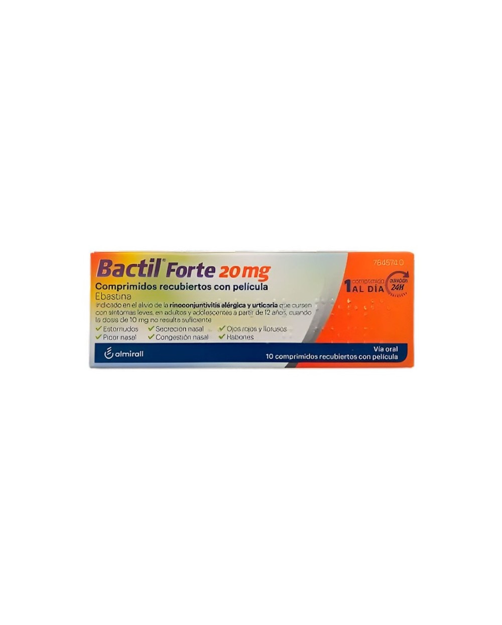 Bactil Forte 20 mg 10 Comprimidos Recubiertos