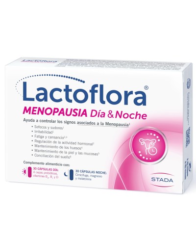 Lactoflora menopausia dia & noche 30 capsulas dia + 30 capsulas noche