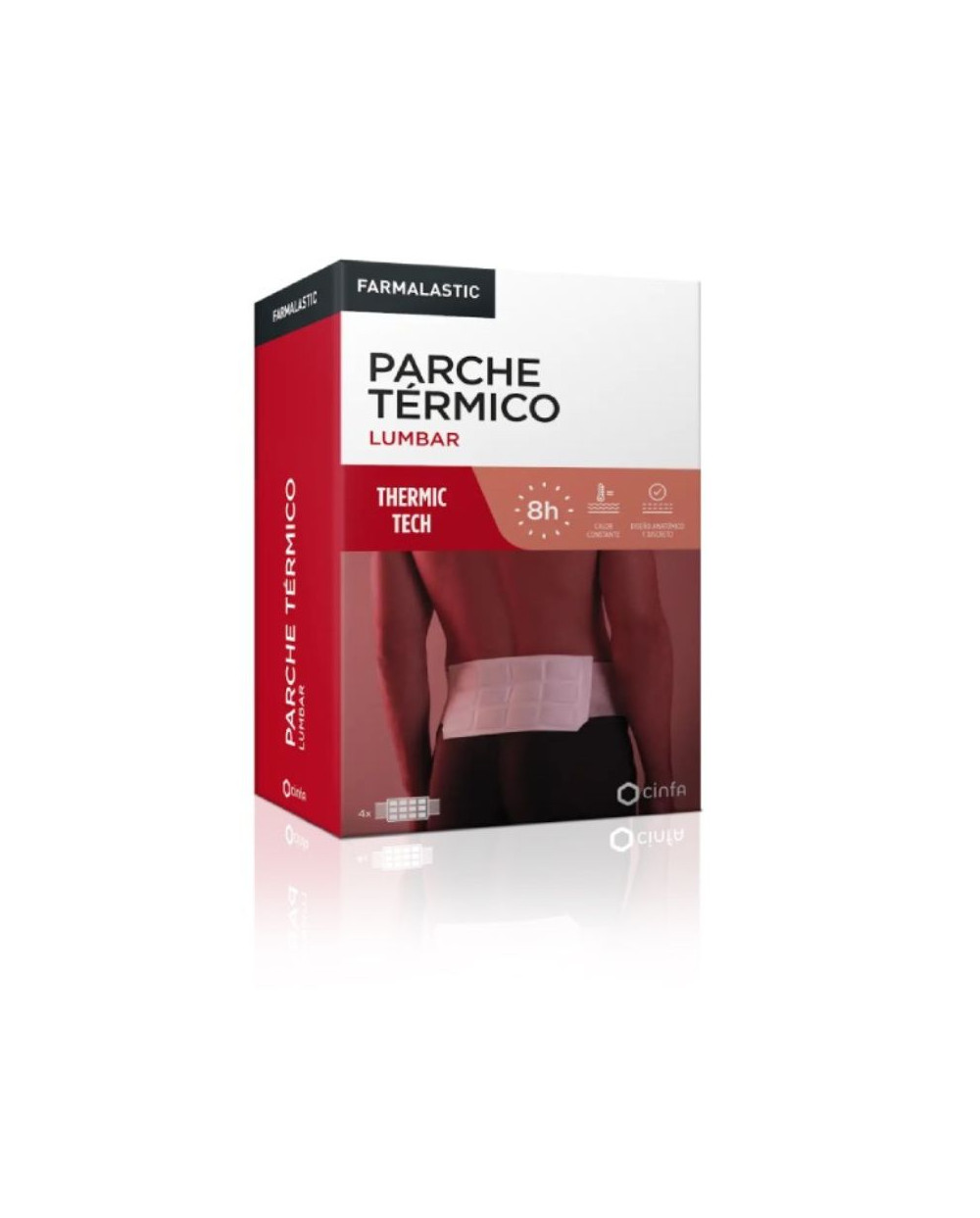 PARCHE TÉRMICO LUMBAR - 4 parches