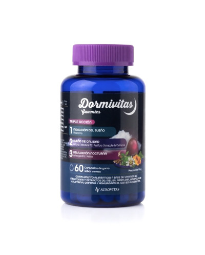 Dormivitas Gummies 60 gummies - complemento natural para dormir mejor