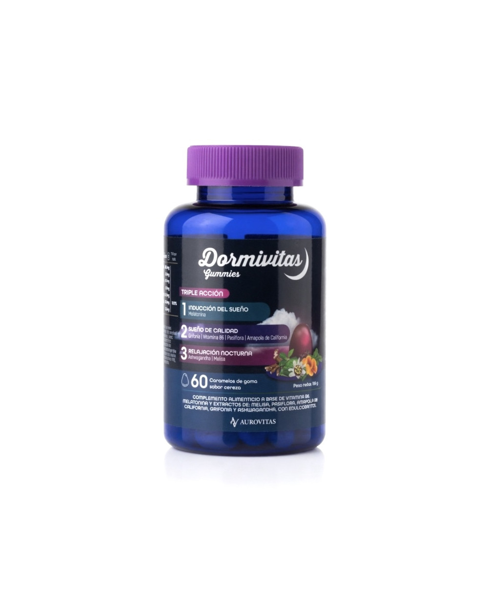 Dormivitas Gummies 60 gummies - complemento natural para dormir mejor