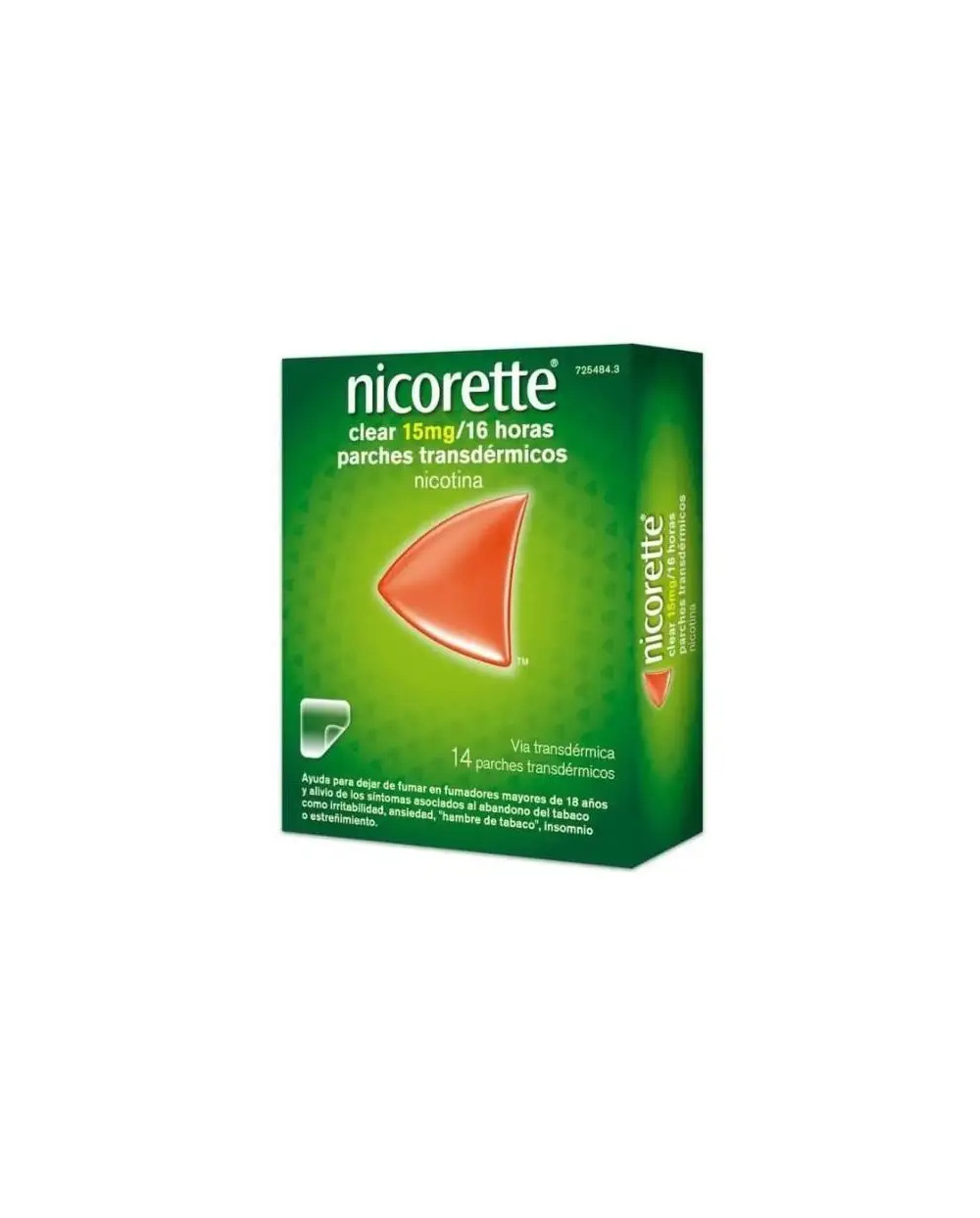 NICORETTE CLEAR 15 mg/16 h 14 PARCHES TRANSDERMICOS