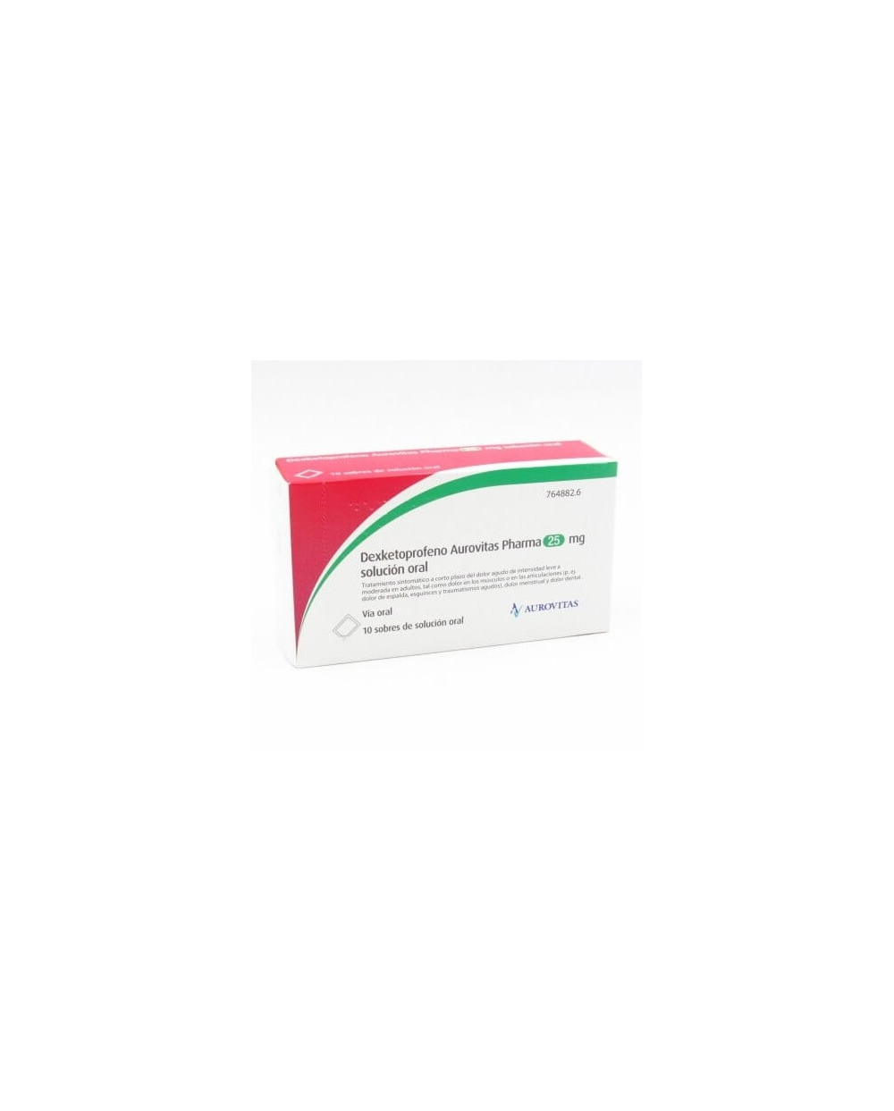 Dexketoprofeno aurovitas pharma 25 mg 10 sobres polvo para solucion oral