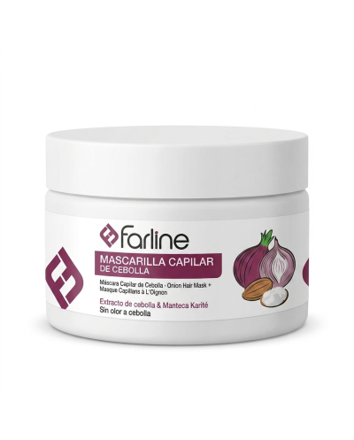 Farline Mascarilla Capilar de Cebolla 250ml: Fuerza, Crecimiento y Brillo para tu Cabello