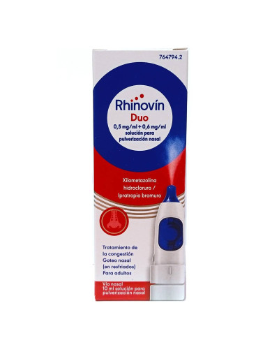Rhinovin Duo 0,5 Mg/Ml + 0,6 Mg/Ml, 10 ml