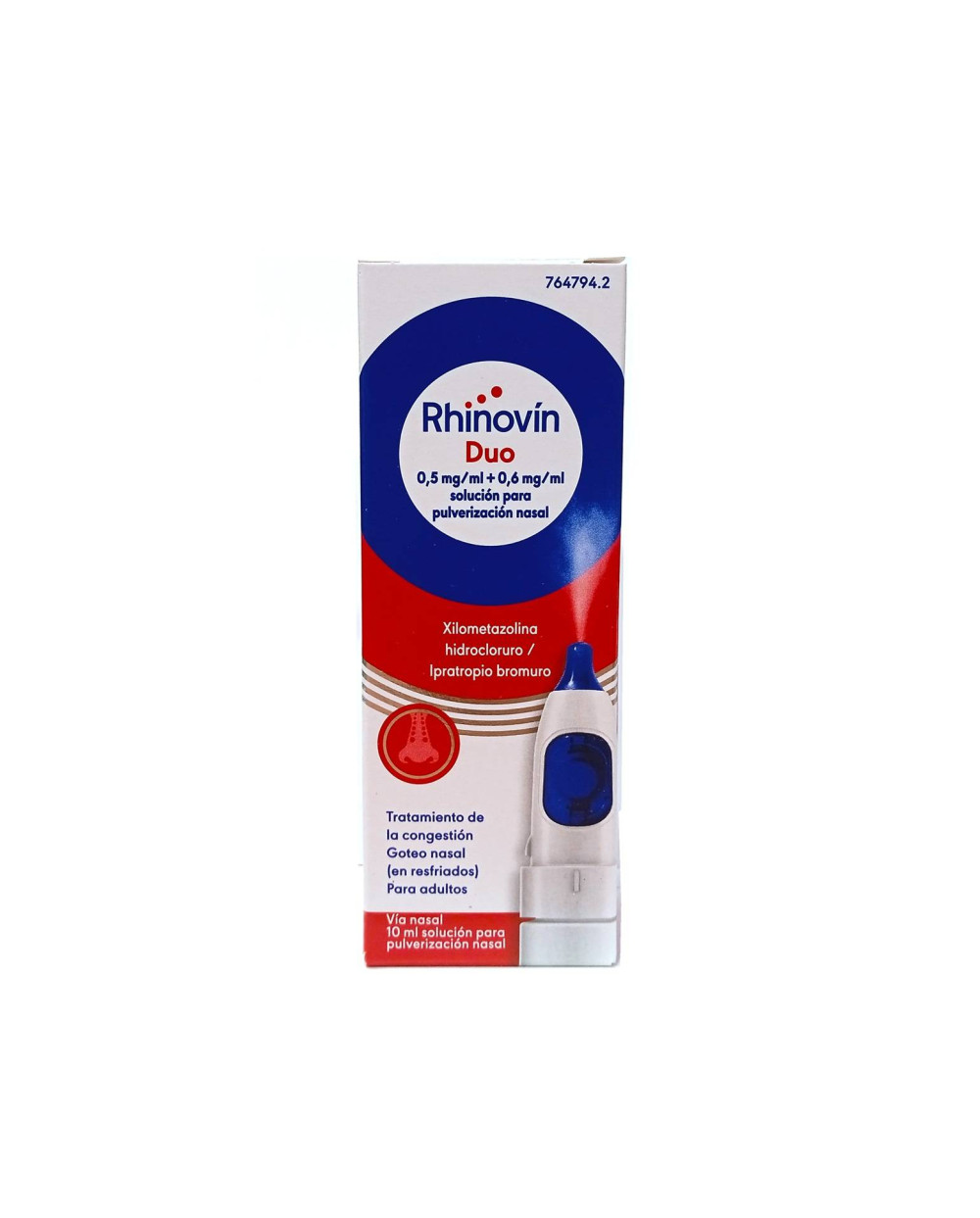 Rhinovin Duo 0,5 Mg/Ml + 0,6 Mg/Ml, 10 ml