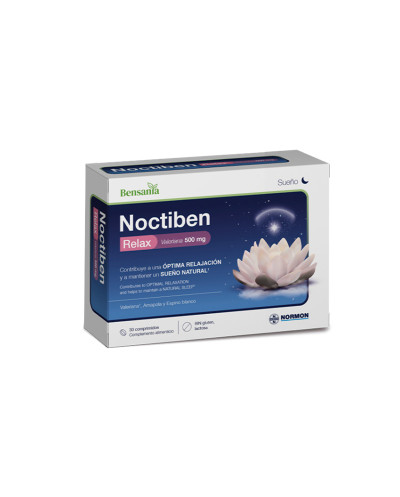 NOCTIBEN RELAX VALERIANA SUEÑO 500 MG 30 COMPRIMIDOS