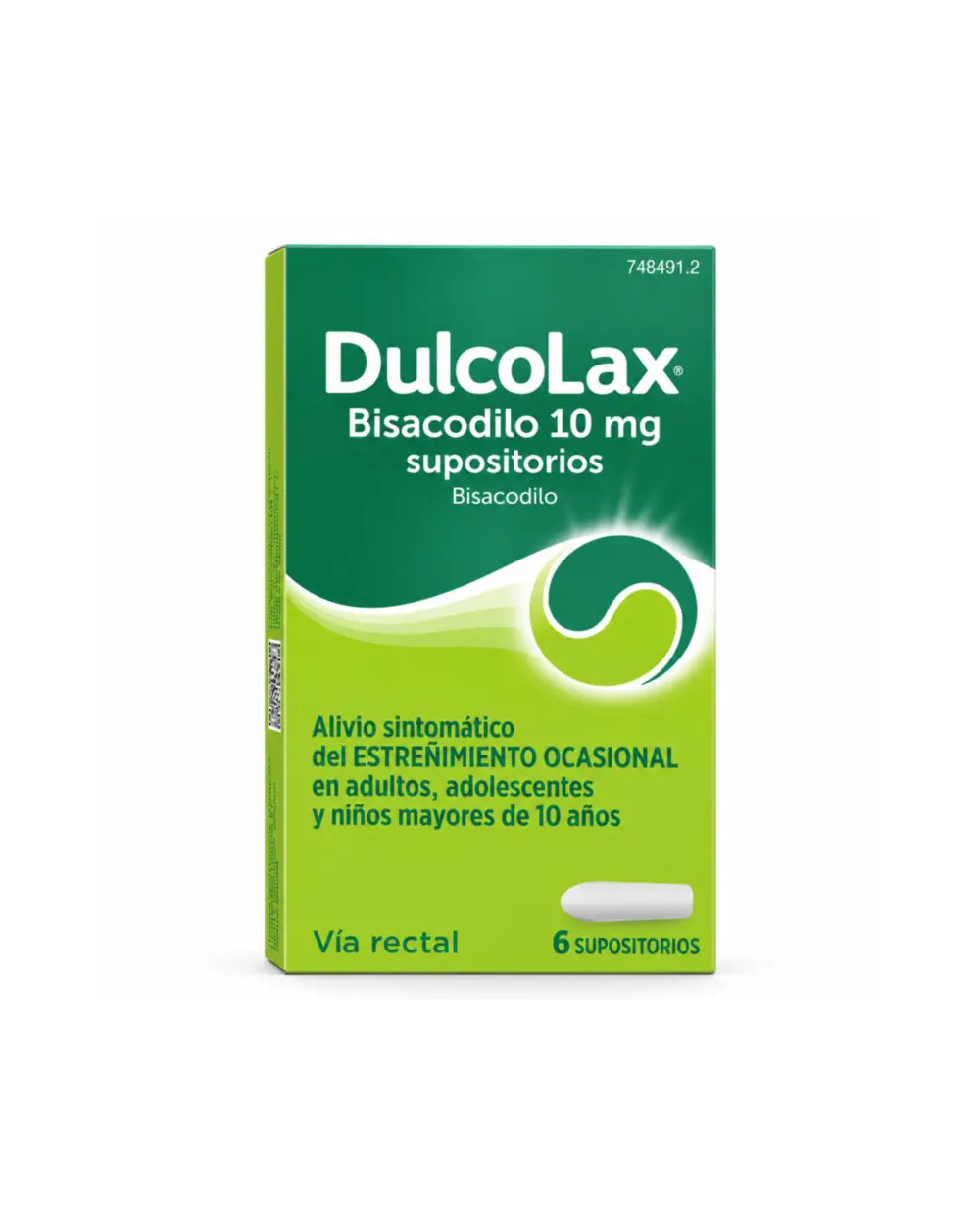 Dulcolax Bisacodilo 10 mg 6 Supositorios
